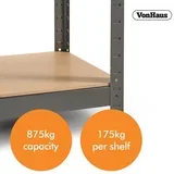 1.8m 5 polični regal HAMMERITE 15/368