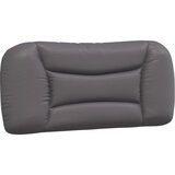 Maison Chic posteljno vzglavje - vzglavna omarica - vzglavna stranica siva 80 cm umetno usnje, (21704025) | Shoptok.si