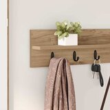  Vješalica za kapute na zidu Umjetnički hrast 100 x 10,5 x 18 cm | shoptok.hr