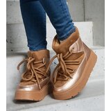  Brown platform snow boots insulated with fur Sapphi | shoptok.hr