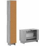  Set kupaonskih ormara od 2 dijela EDE Siva Sonoma | shoptok.hr