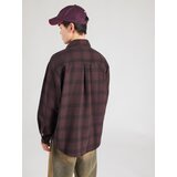 Carhartt WIP Srajca vinsko rdeča / pegasto črna | Shoptok.si