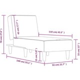  Počivalnik iz črne tkanine, (20764899) | Shoptok.si