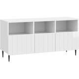 vidaXL TV omarica Bela visok sijaj 102 x 34,5 x 50 cm Inženirski les, (5000210579) | Shoptok.si