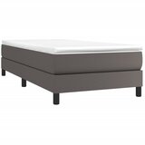  Okvir za krevet s oprugom sivi 80 x 200 cm od umjetne kože | Eponuda.com