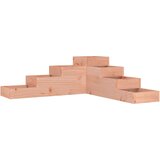 Maison Chic Cvetlični Lonec - Vrtna korita s 4 nadstropji 106x104,5x36 cm trden les douglas, (22057447) | Shoptok.si