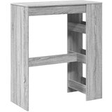 vidaXL Barski stol s držačima boja hrasta 90x40x103,5 cm drveni | shoptok.hr