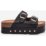Boto Women's sandals with buckles on a massive platform black Odisene | ePonuda.com
