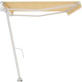  Samostojeća automatska tenda 500x300 cm žuto-bijela | shoptok.hr