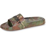 Superdry Camo Print Pool Slide Kaki | shoptok.hr