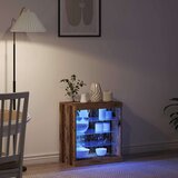  LED komoda Staro drvo 60,5 x 37 x 67 cm Konstruirano drvo | shoptok.hr