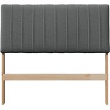  Tapecirani uzglavlje Tamno siva 100 cm Čvrsto borovo drvo | shoptok.hr