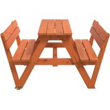  za piknik za 4 djece s otvorom za suncobran od jelovine | shoptok.hr