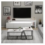 Hanah home Set TV komoda i klub stolić bijeli | Eponuda.ba