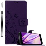 Cadorabo Huawei P9 PLUS v klasična temno modra - ovitek v cvetličnem dizajnu z magnetnim zapiranjem, stoječo funkcijo in režami za kartice, (20566512) | Shoptok.si