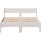  Okvir kreveta bez madraca bijeli 135 x 190 cm masivna borovina | shoptok.hr