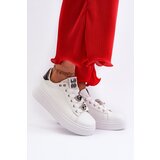 Boto Women's platform sneakers with white embellishments Herbisa | shoptok.hr