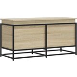 vidaXL Kutija za pohranu s poklopcem 100x40x51,5 cm konstruirano drvo | shoptok.hr
