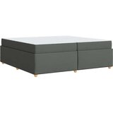  Okvir kreveta s madracem Ostalo Tamno siva 200 x 200 cm tkanina | shoptok.hr