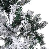  Tanka umjetna polovica božićnog drvca sa snijegom 240 cm | shoptok.hr
