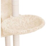  Penjalica za mačke sa stupovima za grebanje krem 108 5 cm | shoptok.hr