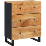  Komoda 60 x 33 x 75 cm od masivnog bagremovog drva | shoptok.hr