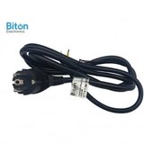 BITON dvopolni utikač sa kablom CT19 1.5M crni (3X1.5MM) | ePonuda.com