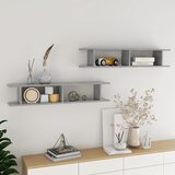 vidaXL Stenska polica 2 kosa betonsko siva 105x18x20 cm iverna plošča Cene
