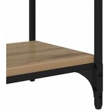 TV ormar Umjetnički hrast 100x33x41cm Obrađeno drvo i čelik | shoptok.hr