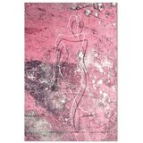  Slika - Figure on Pink Background (1-part) - Female Silhouette in Marble 20x30 Standard | shoptok.hr