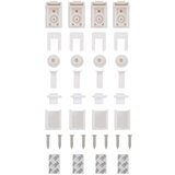 vidaXL Plisirana roleta crna 95x150 cm širina tkanine 94,4 cm | shoptok.hr