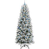 vidaXL Umjetno božićno drvce s stalakom Bijelo 93 x 93 x 240 cm | shoptok.hr