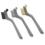 Hendi Krtača za čiščenje rešetke BBQ, jeklo, najlon, medenina SET 3 kosov, dolžina 178 mm - 525524, (21205692) | Shoptok.si