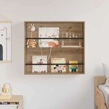  Polica za časopise s policom Umjetnički hrast 80 x 12 x 70 cm | shoptok.hr