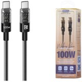 Remax DATA kabl Walking TIP C na TIP C RC-C162 100W, 1.2m crni | ePonuda.com
