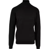 UC Men Knitted Turtleneck Sweater black