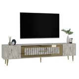 Hanah home tv polica Dekolp3 ephesus marble gold