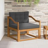  Srednji zunanji kavč Masiven les akacije Naravna, (5000207218) | Shoptok.si