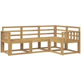  Set vanjskih sofa 4 pcs Bijela 187,5 x 128,5 x 73 cm | shoptok.hr