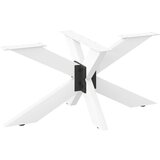  Noga klub stolića u obliku pauka, bijela, 98x58x(42-43) cm, čelik | shoptok.hr