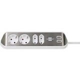Brennenstuhl estilo Corner 4-way Extension Lead silver/white Cijene