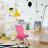 MID.YOU Mladinski Vrtljivi Stol Kiddy Net I, Roza | Shoptok.si