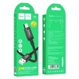 Hoco kabal usb microusb 2.4A X91 3M crni | ePonuda.com
