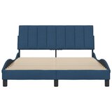  Okvir za krevet bez madraca Hanko plavi 140 x 200 cm od tkanine | Eponuda.com