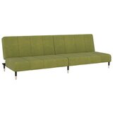  Kavč dvosed z ležiščem svetlo zelen žamet, (21749658) | Shoptok.si