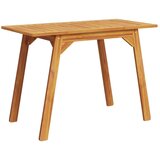 vidaXL Vrtni blagovaonski stol 110 x 56 x 75 cm masivno bagremovo drvo | shoptok.hr