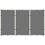  Vrtni stol sa staklenom pločom bijeli 150x90x75 cm poliratan | Eponuda.com