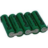 Beltrona RTU5AAZ akumulatorski paket 5x Mignon (AA) z-spajkalni priključek NiMH 6 V 2200 mAh, (20641640) | Shoptok.si