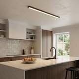  LED Plafonski/luster na sajli LED/44W/230V 3000K 120 cm crna Slike
