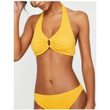 Koton Bikini Top - Yellow - Plain Cene